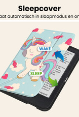 Nomfy Nomfy Kobo Clara 2E Hoesje Trifold - Eenhoorn