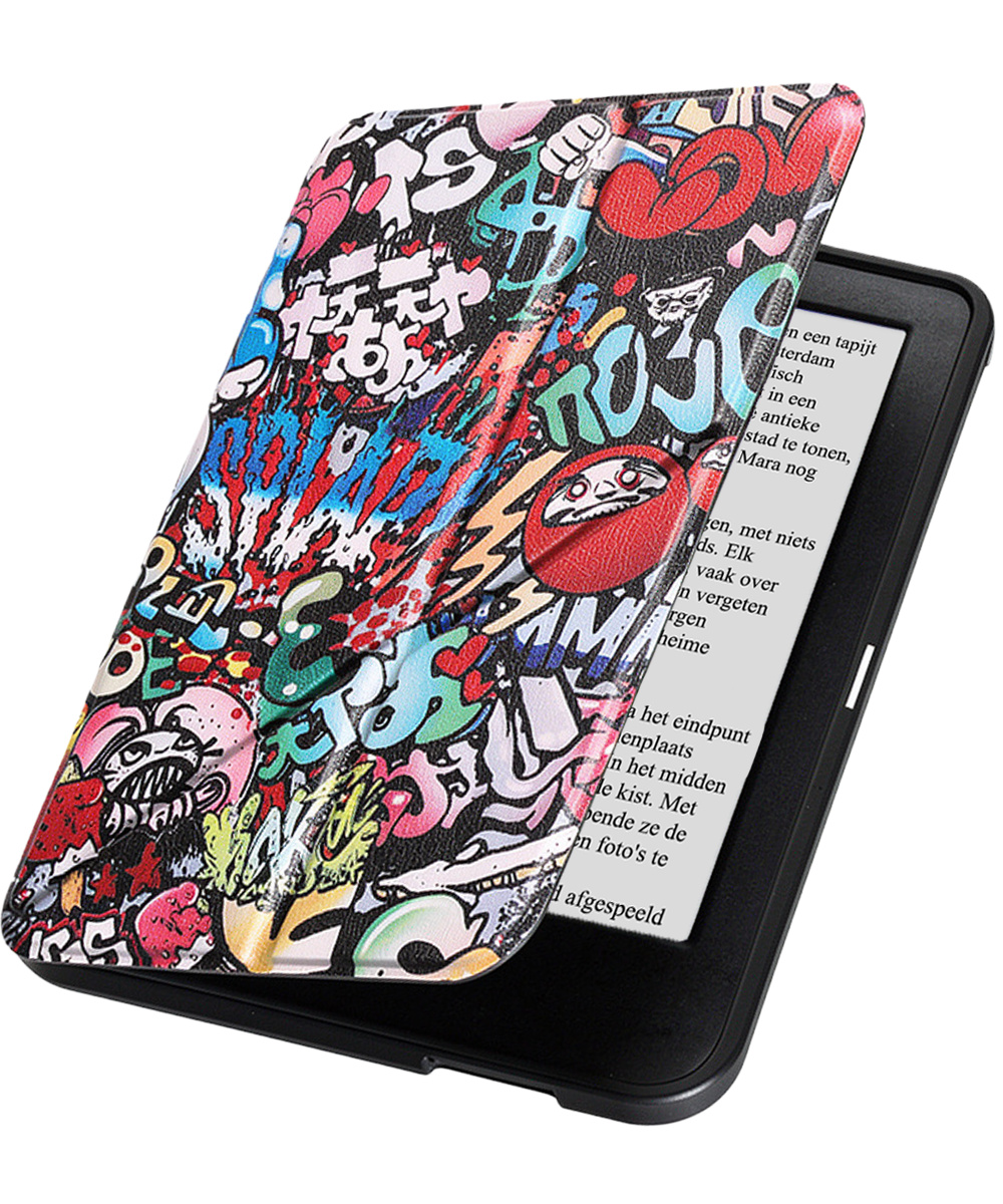 Nomfy Nomfy Kobo Clara 2E Hoesje Trifold - Graffity