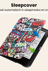 Nomfy Nomfy Kobo Clara 2E Hoesje Trifold - Graffity