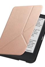 Nomfy Nomfy Kobo Clara 2E Hoesje Trifold - Rose Goud