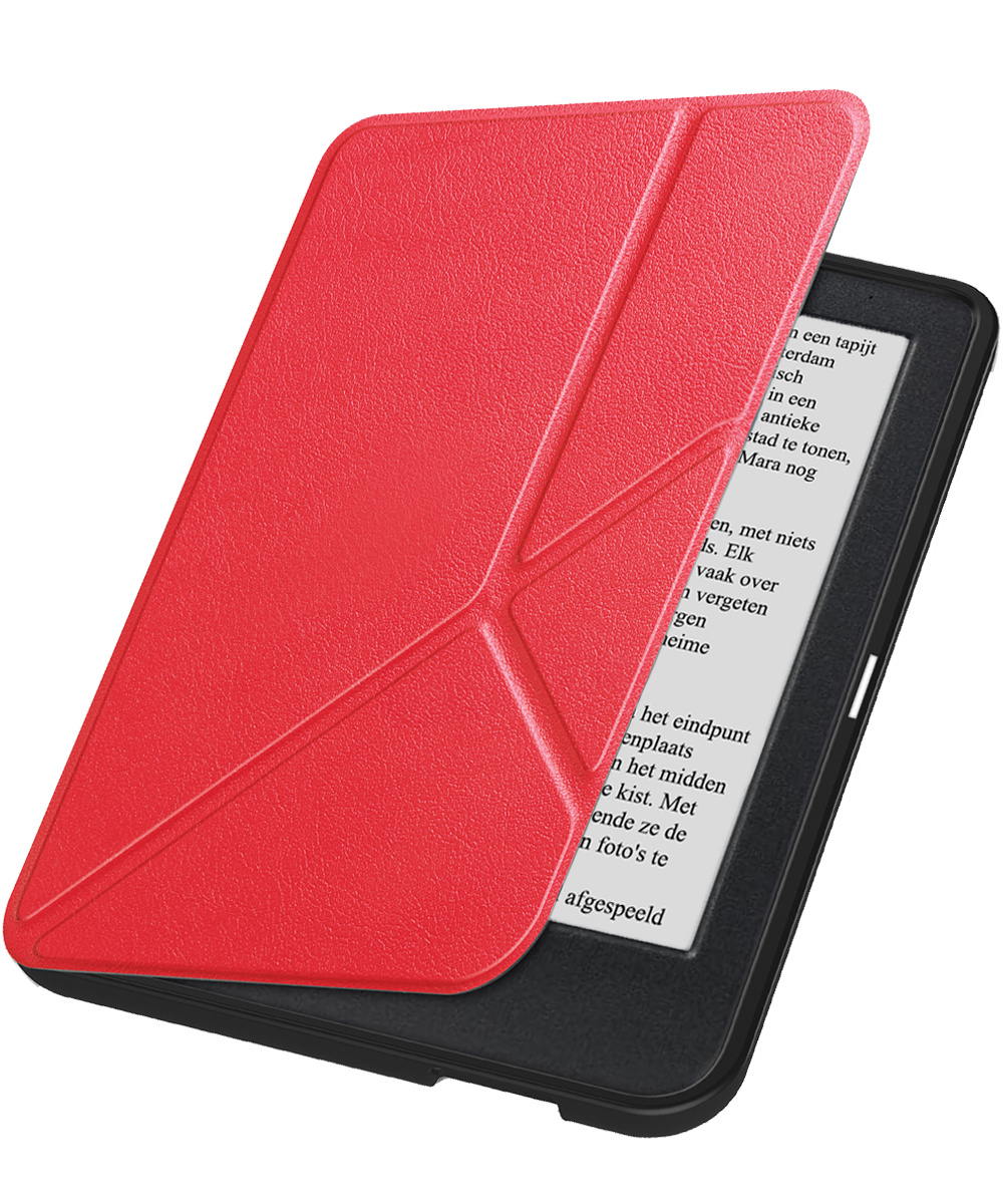 Nomfy Nomfy Kobo Clara 2E Hoesje Trifold - Rood