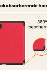 Nomfy Nomfy Kobo Clara 2E Hoesje Trifold - Rood
