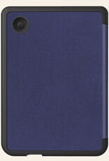 Nomfy Nomfy Kobo Clara 2E Hoesje Trifold Met Screenprotector - Donkerblauw