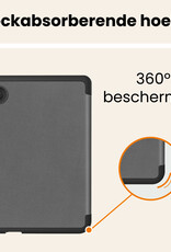 Nomfy Nomfy Kobo Clara 2E Hoesje Trifold Met Screenprotector - Grijs