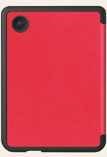 Nomfy Nomfy Kobo Clara 2E Hoesje Trifold Met Screenprotector - Rood