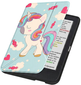 Nomfy Nomfy Kobo Clara Colour Hoesje Trifold - Eenhoorn