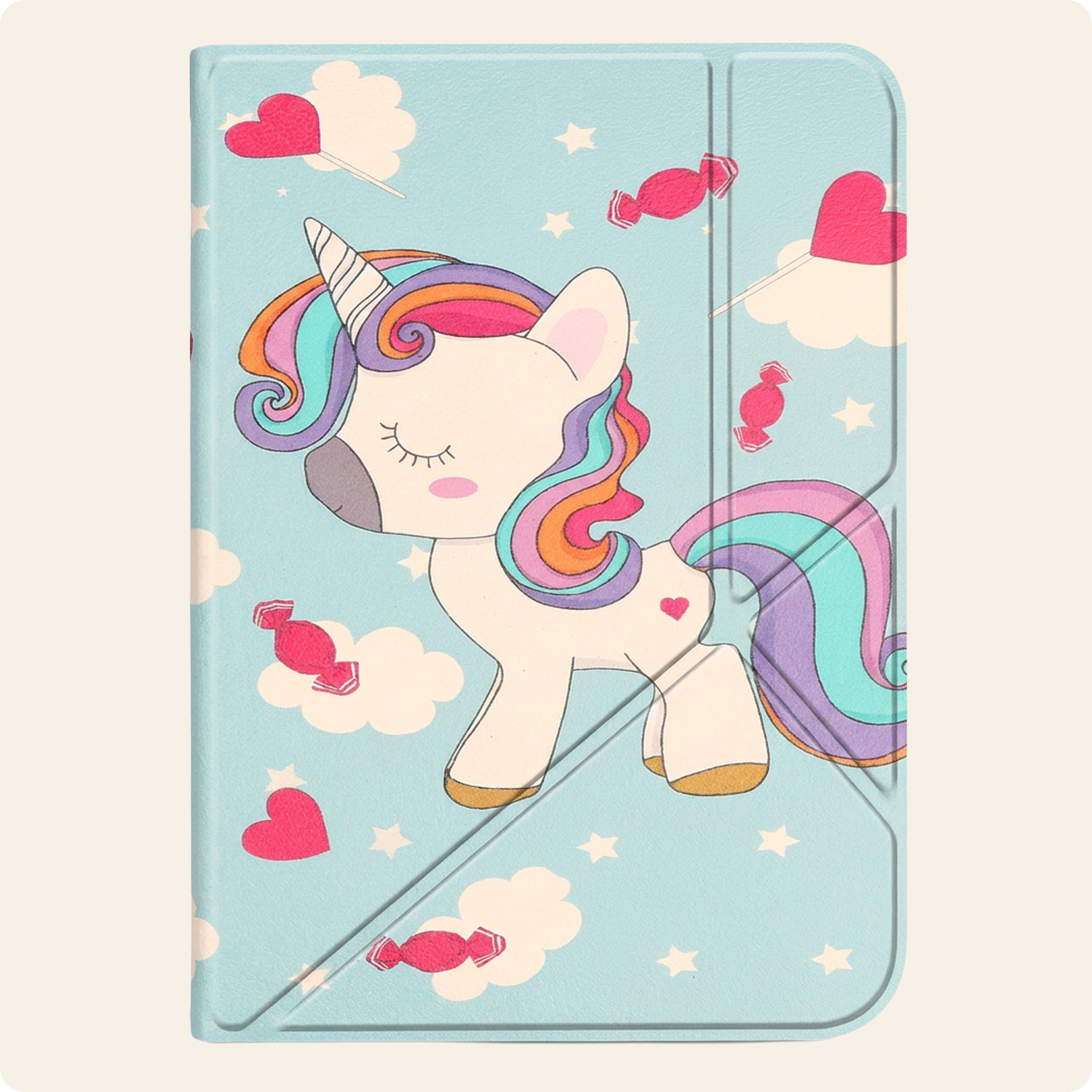 Nomfy Nomfy Kobo Clara Colour Hoesje Trifold - Eenhoorn