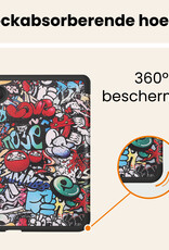 Nomfy Nomfy Kobo Clara Colour Hoesje Trifold Met Screenprotector - Graffity