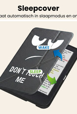 Nomfy Nomfy Kobo Clara Colour Hoesje Trifold Met Screenprotector - Don't Touch Me