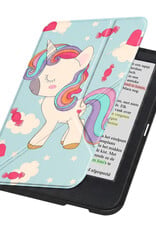 Nomfy Nomfy Kobo Clara BW Hoesje Trifold - Eenhoorn
