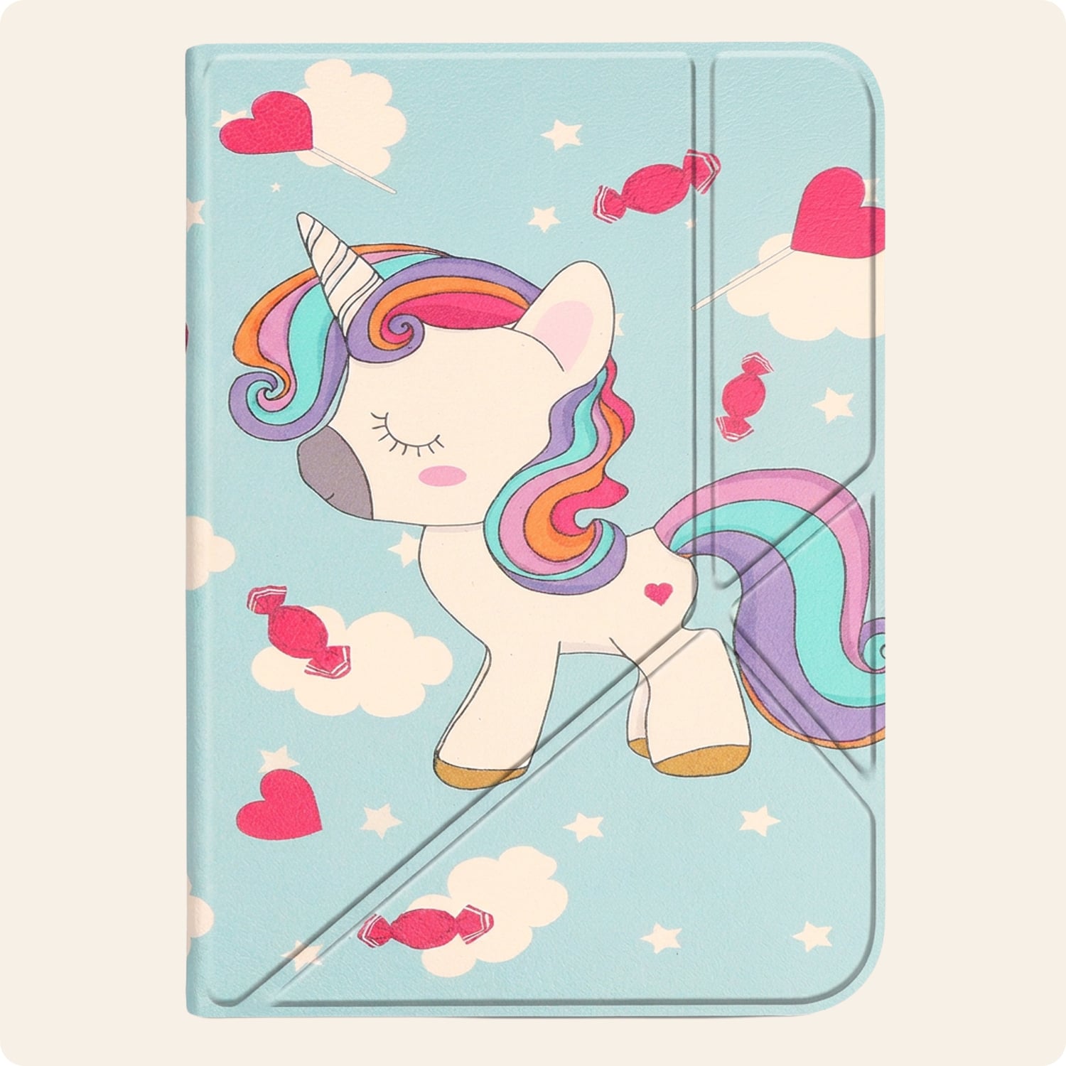 Nomfy Nomfy Kobo Clara BW Hoesje Trifold - Eenhoorn