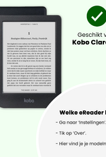 Nomfy Nomfy Kobo Clara BW Hoesje Trifold Met Screenprotector - Bloesem