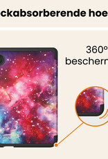 Nomfy Nomfy Kobo Clara BW Hoesje Trifold Met Screenprotector - Galaxy
