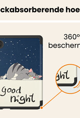 Nomfy Nomfy Kobo Clara BW Hoesje Trifold Met Screenprotector - Kat