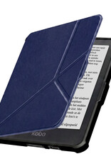 Nomfy Nomfy Kobo Clara HD Hoesje Trifold - Donkerblauw