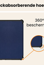 Nomfy Nomfy Kobo Clara HD Hoesje Trifold - Donkerblauw