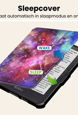 Nomfy Nomfy Kobo Clara HD Hoesje Trifold - Galaxy