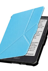 Nomfy Nomfy Kobo Clara HD Hoesje Trifold - Lichtblauw