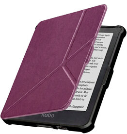 Nomfy Nomfy Kobo Clara HD Hoesje Trifold - Paars