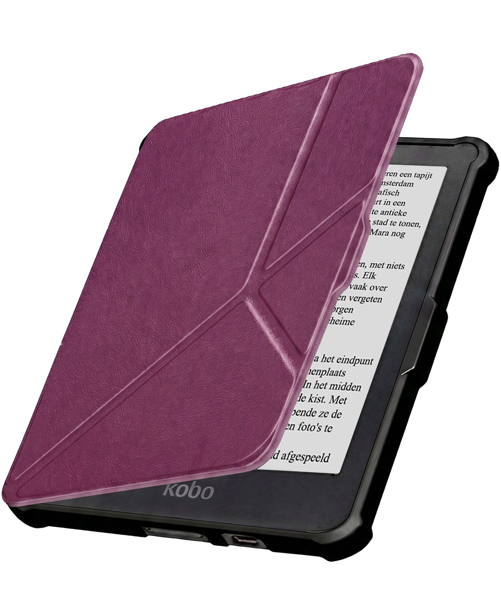 Nomfy Nomfy Kobo Clara HD Hoesje Trifold - Paars