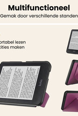 Nomfy Nomfy Kobo Clara HD Hoesje Trifold - Paars