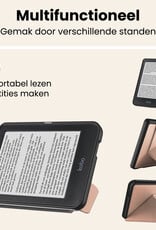 Nomfy Nomfy Kobo Clara HD Hoesje Trifold - Rosé Goud