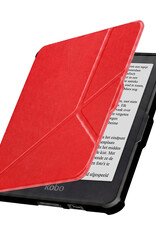 Nomfy Nomfy Kobo Clara HD Hoesje Trifold - Rood