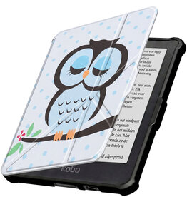 Nomfy Nomfy Kobo Clara HD Hoesje Trifold - Uil