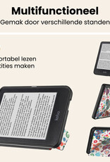 Nomfy Nomfy Kobo Clara HD Hoesje Trifold - Vlinders