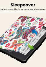 Nomfy Nomfy Kobo Clara HD Hoesje Trifold - Vlinders