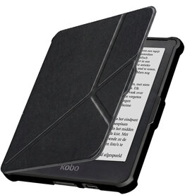 Nomfy Nomfy Kobo Clara HD Hoesje Trifold - Zwart
