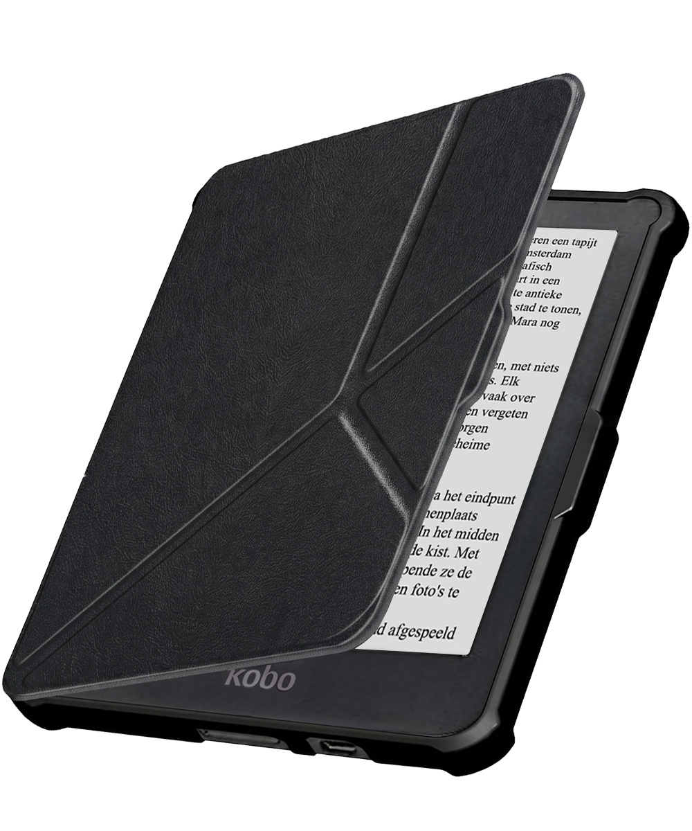Nomfy Nomfy Kobo Clara HD Hoesje Trifold - Zwart