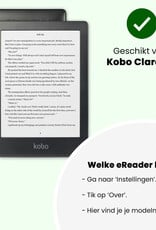 Nomfy Nomfy Kobo Clara HD Hoesje Trifold Met Screenprotector - Donkerblauw