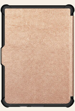 Nomfy Nomfy Kobo Clara HD Hoesje Trifold Met Screenprotector - Rose Goud