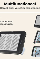 Nomfy Nomfy Kobo Clara HD Hoesje Trifold Met Screenprotector - Uil