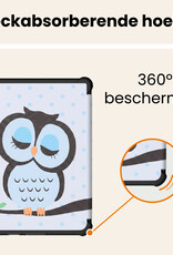 Nomfy Nomfy Kobo Clara HD Hoesje Trifold Met Screenprotector - Uil