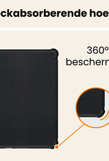 Nomfy Nomfy Kobo Clara HD Hoesje Trifold Met Screenprotector - Zwart