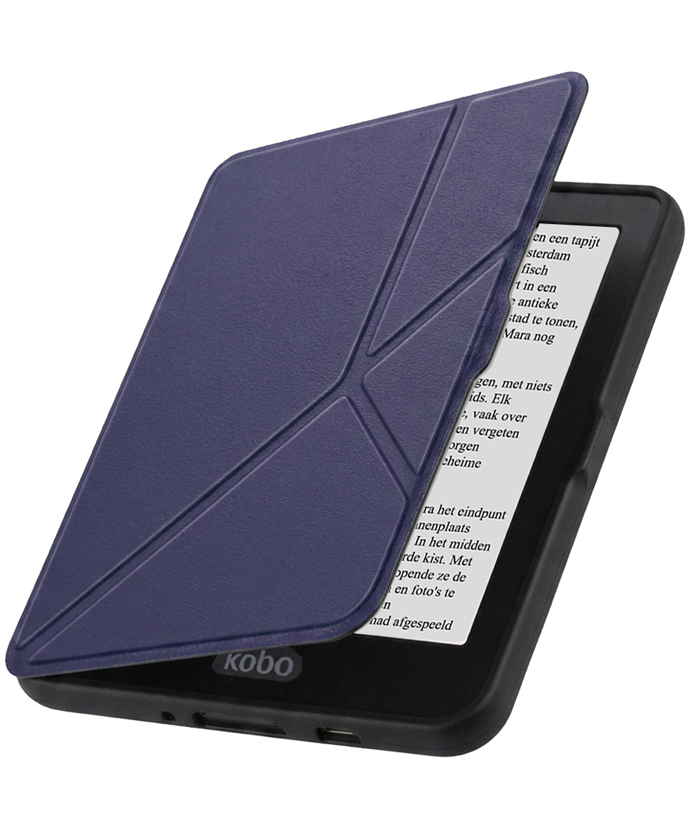 Nomfy Nomfy Kobo Nia Hoesje Trifold - Donkerblauw