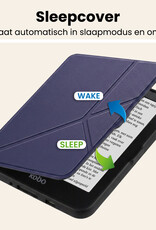 Nomfy Nomfy Kobo Nia Hoesje Trifold - Donkerblauw