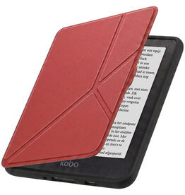 Nomfy Nomfy Kobo Nia Hoesje Trifold - Donkerrood