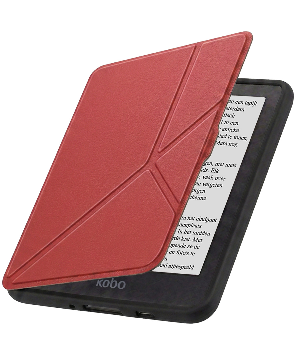Nomfy Nomfy Kobo Nia Hoesje Trifold - Donkerrood