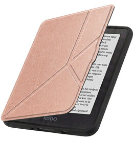 Nomfy Nomfy Kobo Nia Hoesje Trifold - Rose Goud