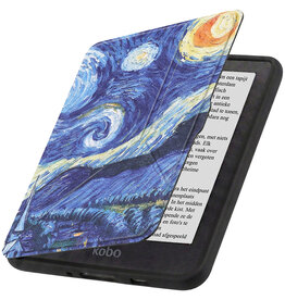 Nomfy Nomfy Kobo Nia Hoesje Trifold - Sterrenhemel