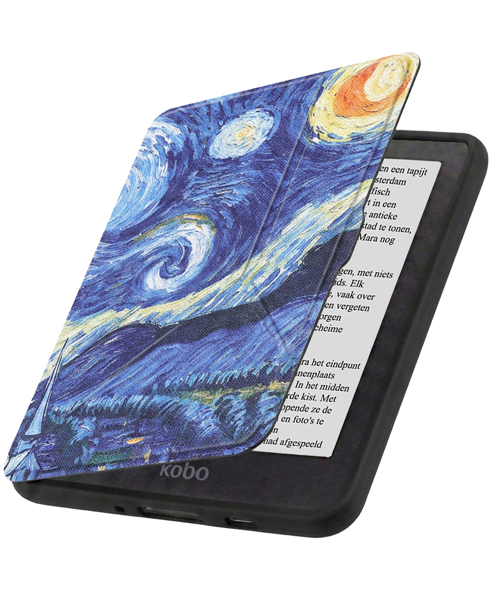 Nomfy Nomfy Kobo Nia Hoesje Trifold - Sterrenhemel