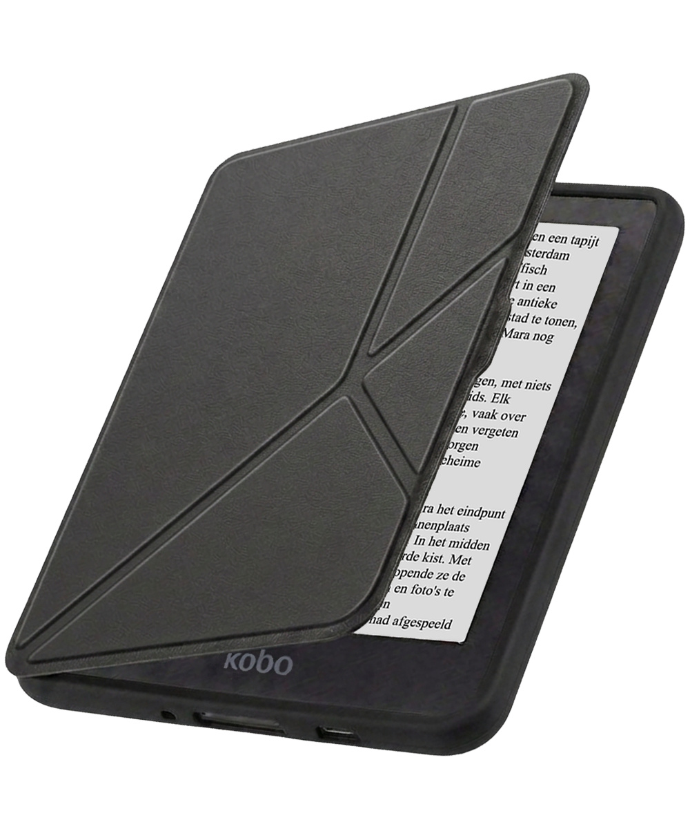 Nomfy Nomfy Kobo Nia Hoesje Trifold - Zwart