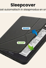 Nomfy Nomfy Kobo Nia Hoesje Trifold - Zwart