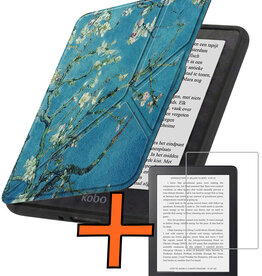 Nomfy Nomfy Kobo Nia Hoesje Trifold Met Screenprotector - Bloesem
