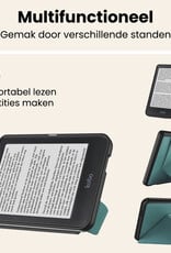 Nomfy Nomfy Kobo Nia Hoesje Trifold Met Screenprotector - Donkergroen