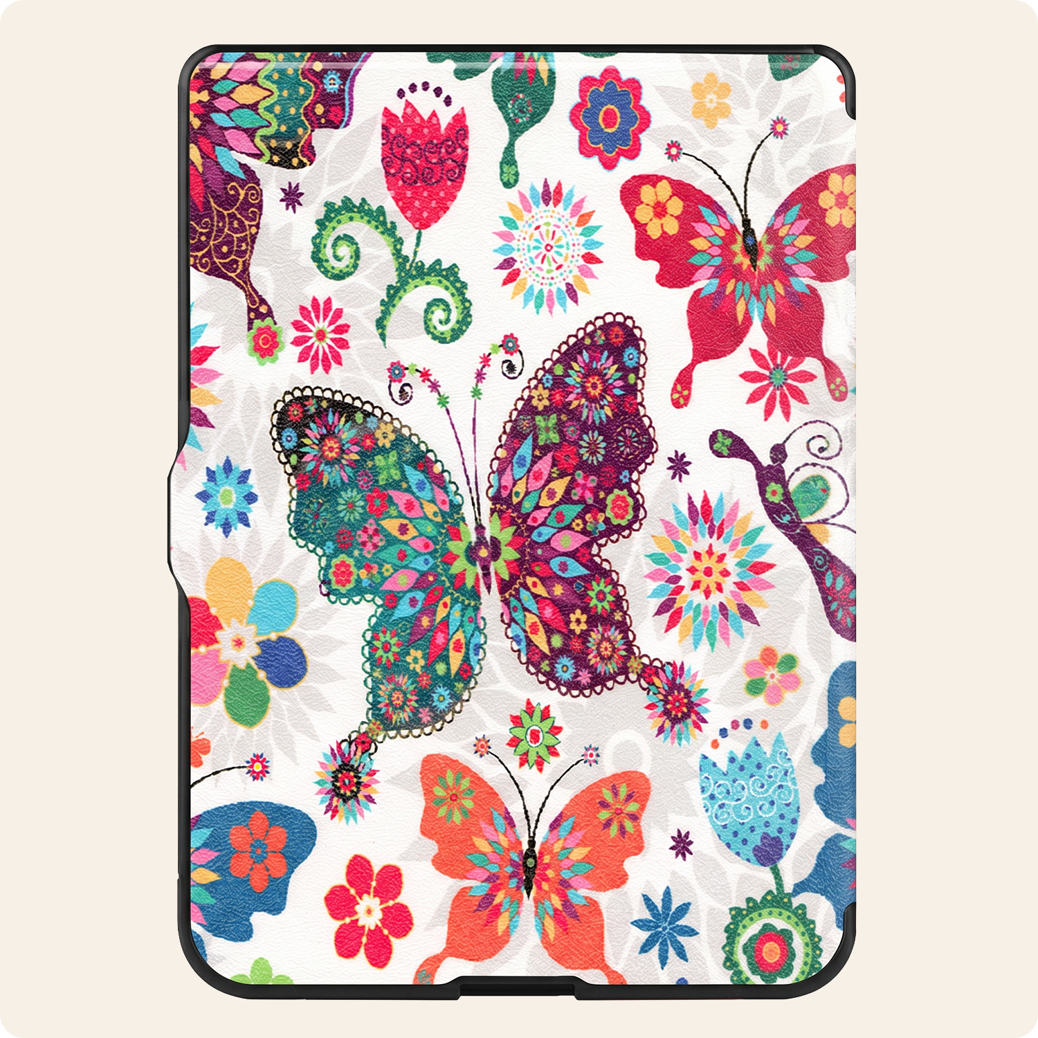 Nomfy Nomfy Kobo Nia Hoesje Trifold Met Screenprotector - Vlinders