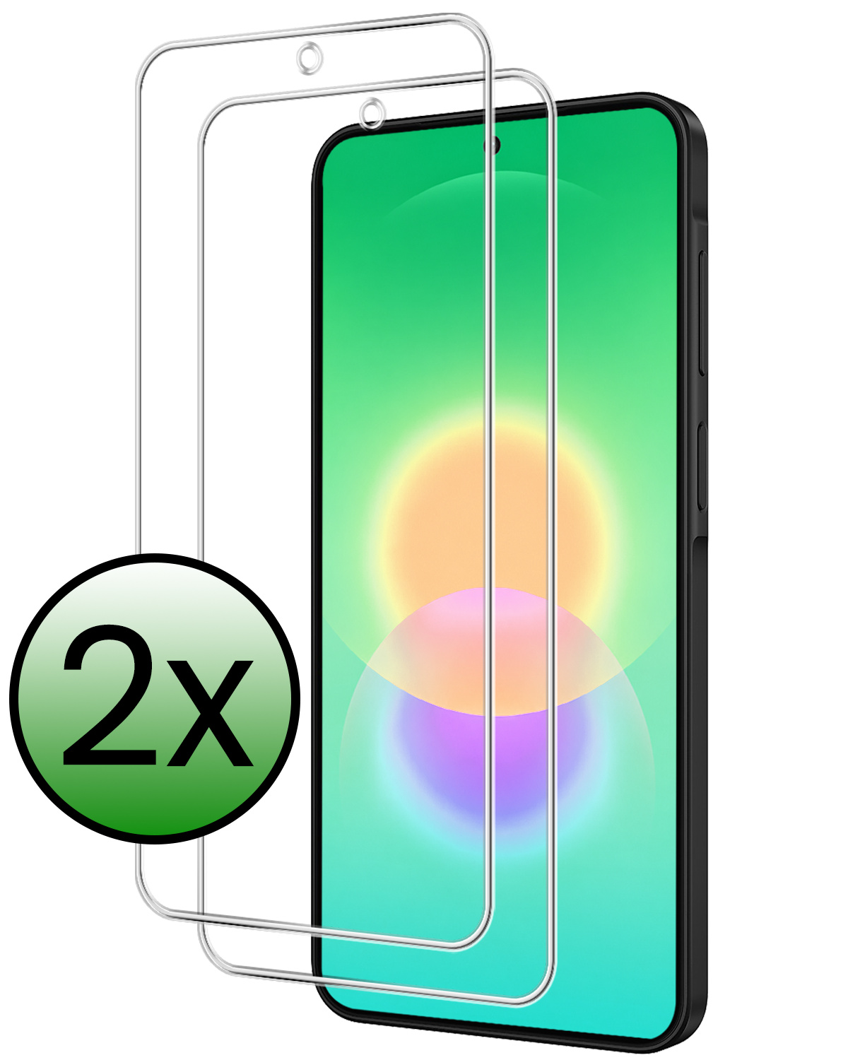BASEY. BASEY. Samsung Galaxy A27 Screenprotector Glas - 2 PACK